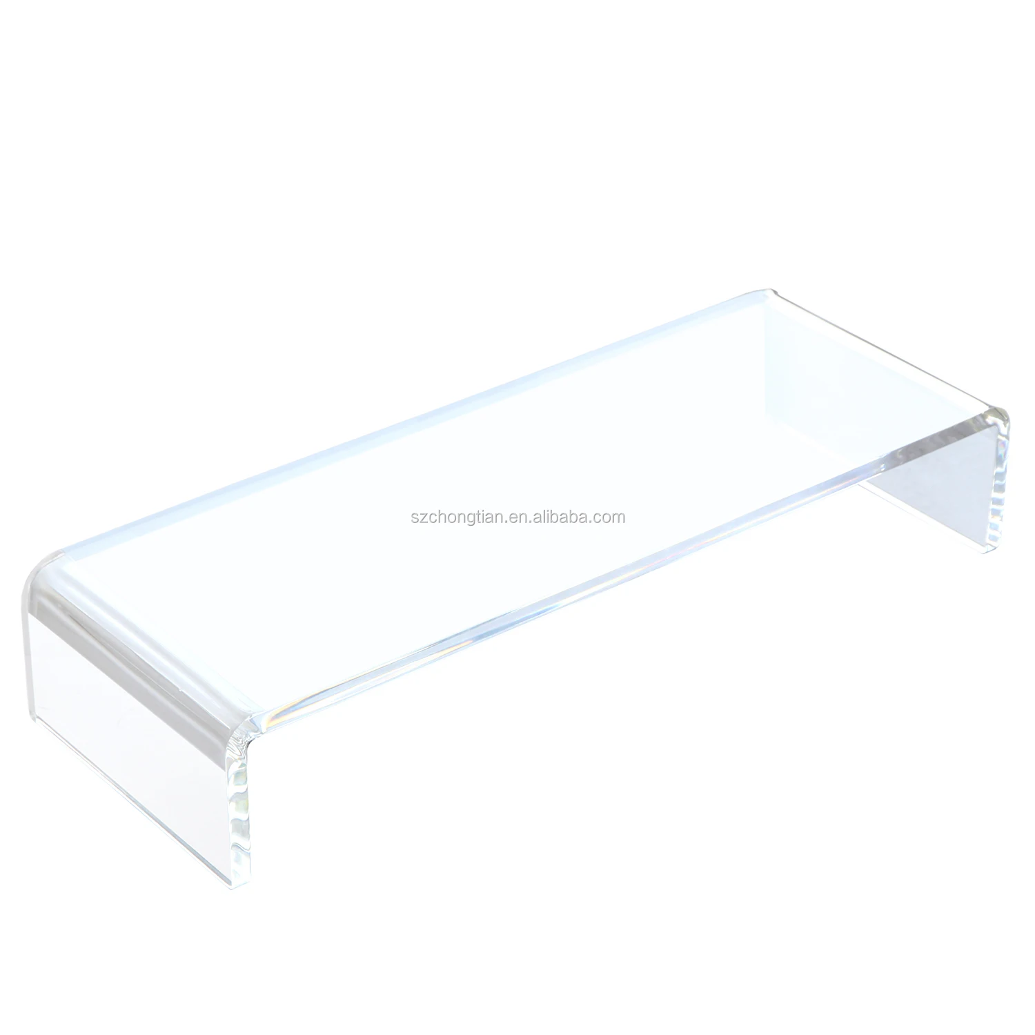20 Inch Clear Acrylic Monitor Standriser Desktop Computer Stand
