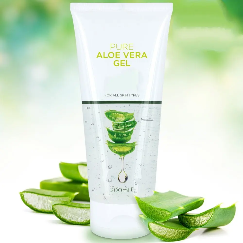 oem 100% natural pure soothing moisture 98% aloe vera gel for