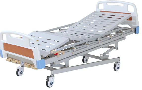 ABS double crank medical bed for sale manual 2 functions hospital bed
