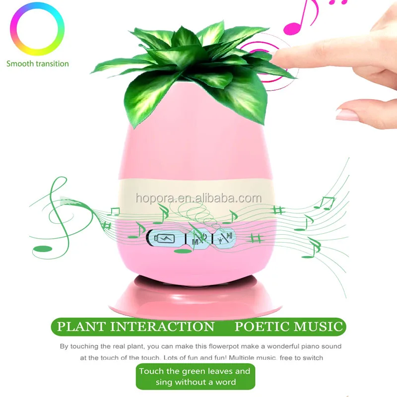 Dancing Flower Pot With Hot Sale Music Speaker - ANKUX.COM