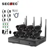 Full HD IP66 Outdoor Waterproof Wireless IP Camera 6CH Wifi NVR CCTV Kit
