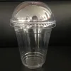12oz PLA biodegradable disposable nice quality plastic cup with lid