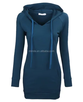 women's long tunic sweatshirt