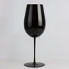 long and colored stem glass cups for wine