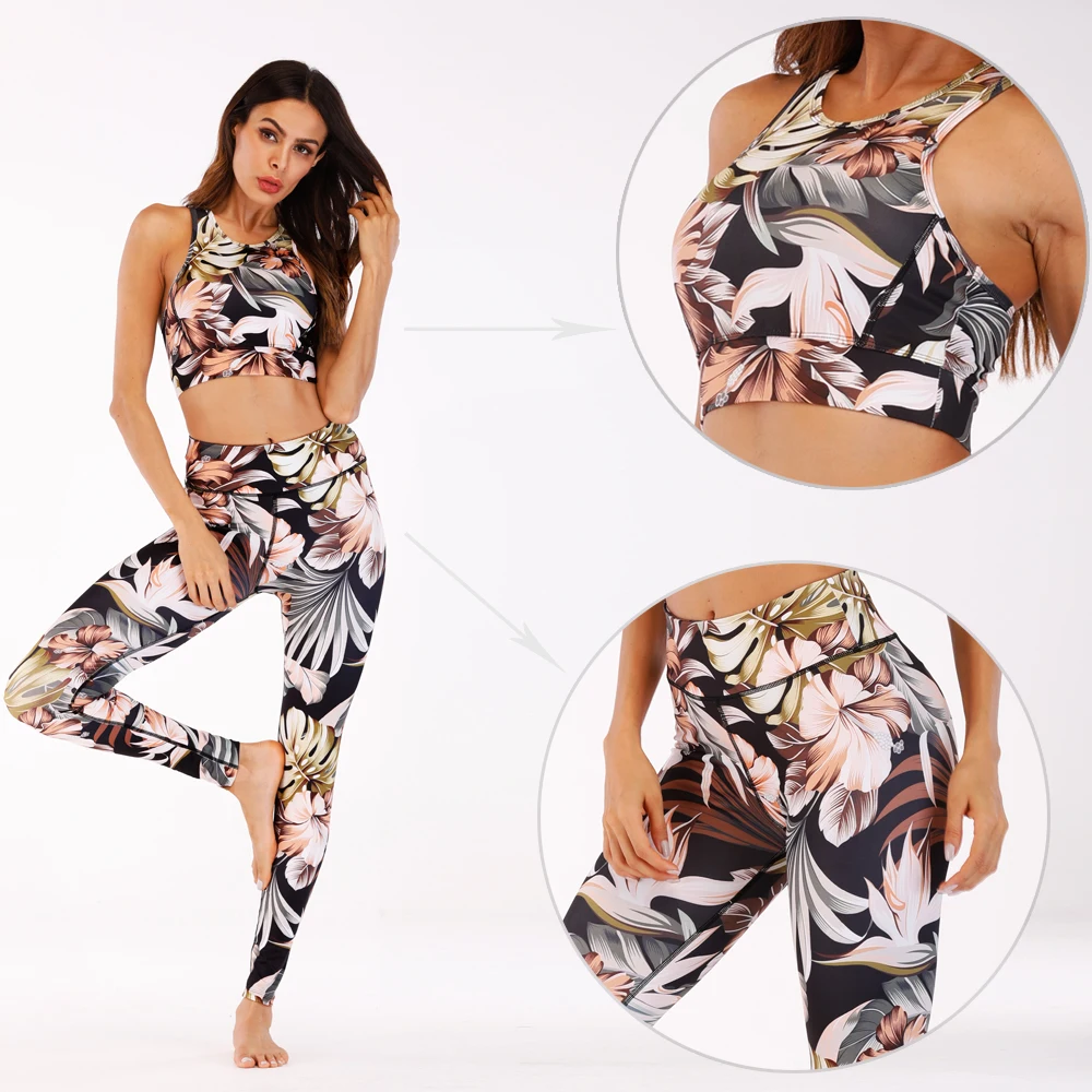 Wholesale Digital Printed Sublimation Women High Waist Yoga Pants ...