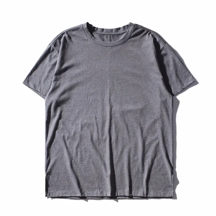 split hem t shirt men