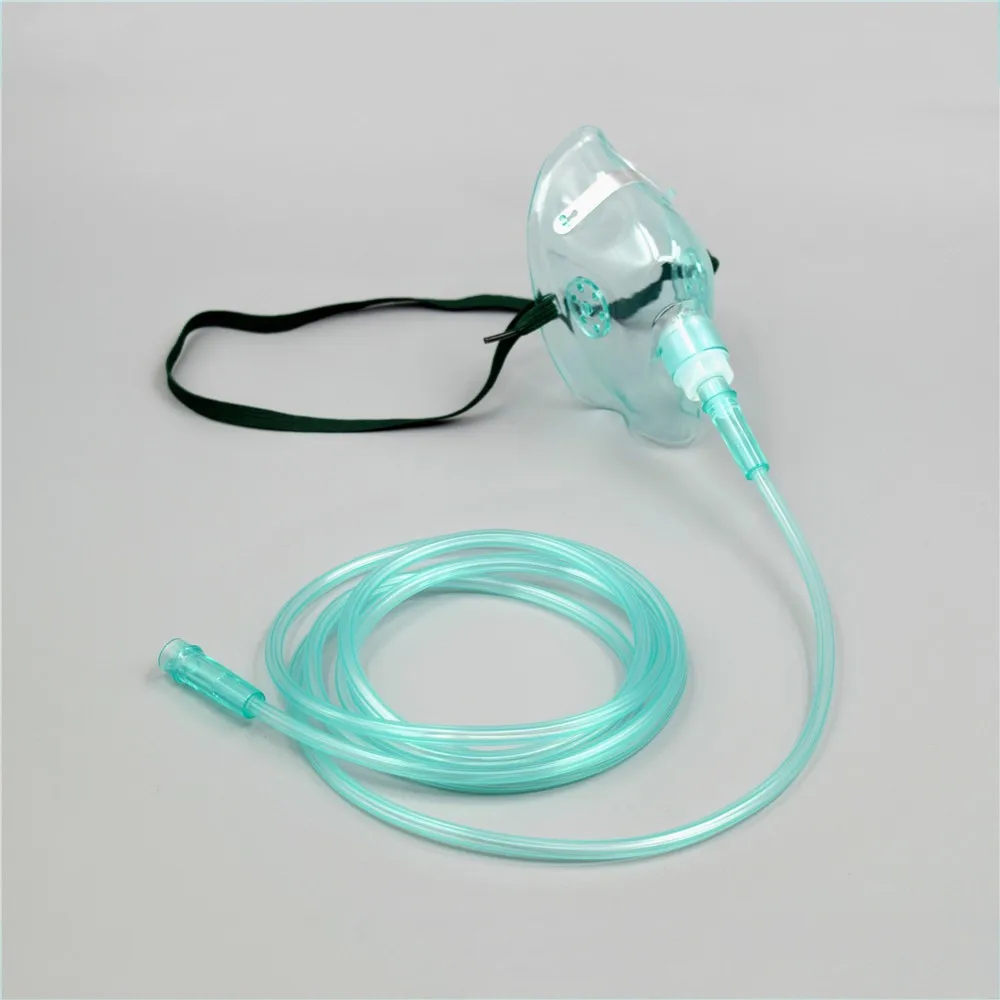 Disposable Medical Grade Pvc Mouth Piece Nebulizer Mask With 2m Tubing
