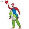 Funny inflatable Super Mario costume for adult