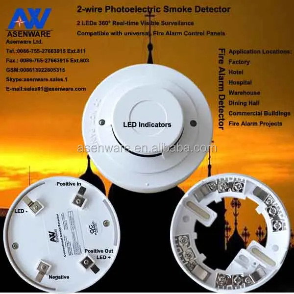 Currenty-type Smoke Detector Compatibly Working With Fire Panel