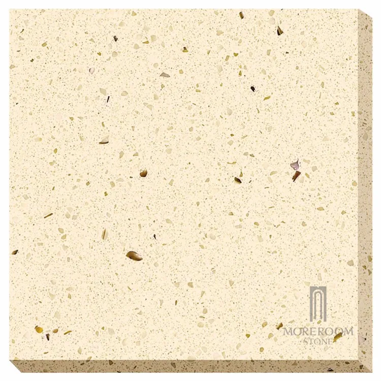 White Star Quartz Stone Ice White Quartz Fine Grain Countertop White