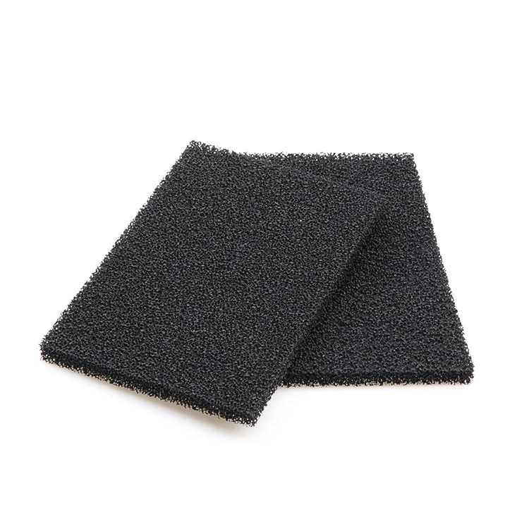 卷过滤器真正的柔性聚氨酯垫活性炭泡沫发售