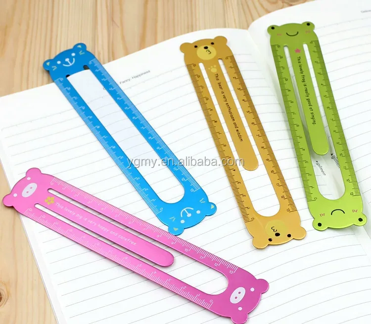 Straight Ruler Bookmark Notebook Accessory Planner Notebook School Office  Supply