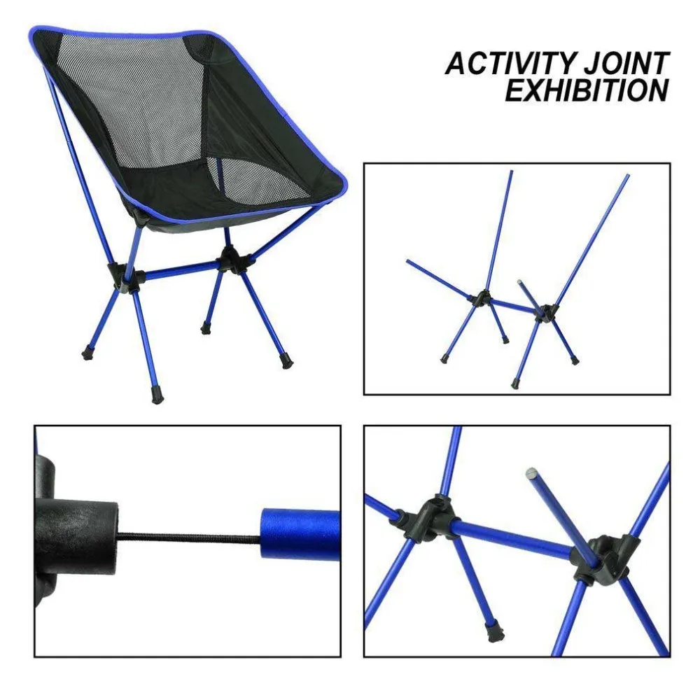 Compact Ultralight Camping Chair Folding Backpacking Chairs Outdoor