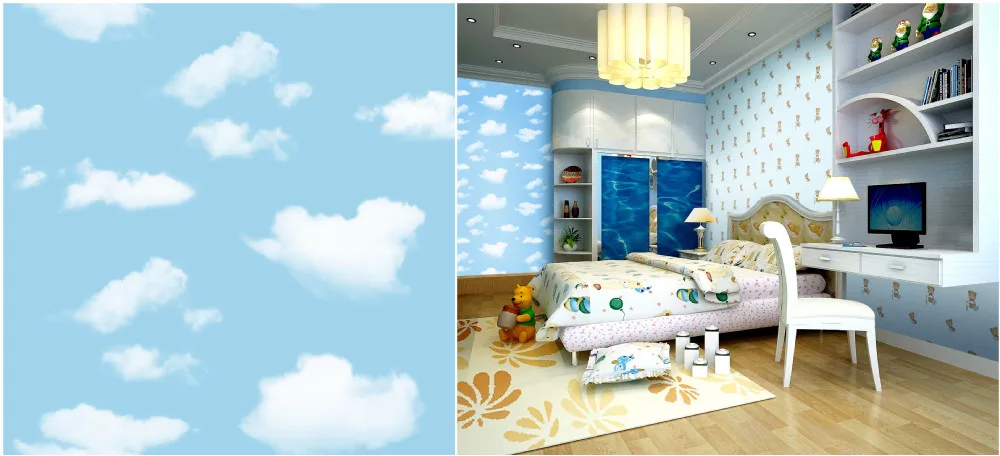 Swvm 1581クラウド壁紙 寝室の壁紙 青い空の壁紙 Buy の壁紙壁 安いの壁紙 壁紙ホテル Product On Alibaba Com