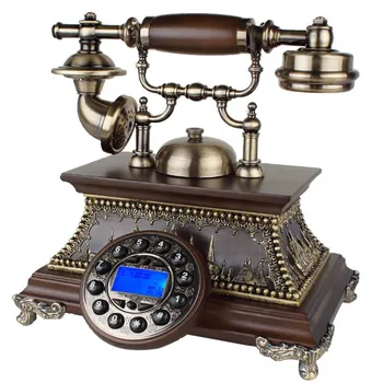 European Antique Telephones Style Landline Telephone Wooden European Antique Telephones Style Landline Telephone Wooden Old Fashion Phone