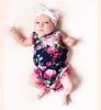 GG190A/GG190B Cute newborn baby girls floral bodysuit baby girl romper