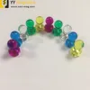 Transparent assorted color strong push pin magnet for maps
