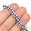 R031- Multicolored Bulk Wholesale Glass Bead Chain Belt Making Supplies