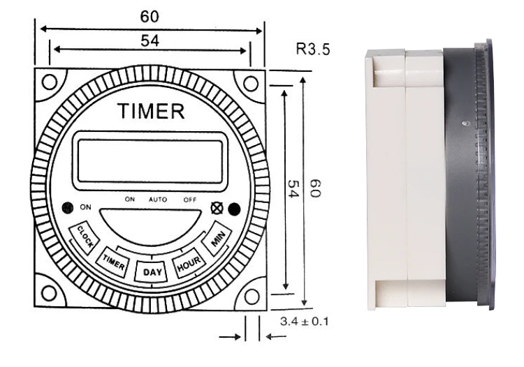 TM619 7 Days timer 24 hour 220v 230v Digital Programmable Time Switch Electric Switch