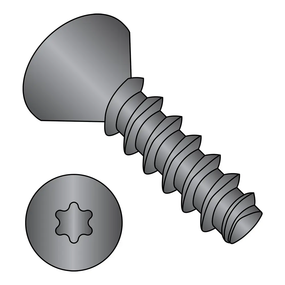 Black Oxide Finish Pack of 50 #10-14 Thread Size Phillips Drive Pack of 50 Small Parts 1010LPPB Pan Head 5//8 Length Steel Thread Rolling Screw for Plastic 5//8 Length