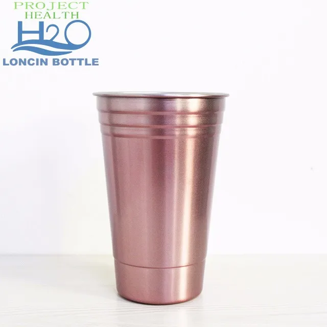 16oz Red Solo Cup Custom Stainless Steel Solo Cup Double Wall Solo Cup