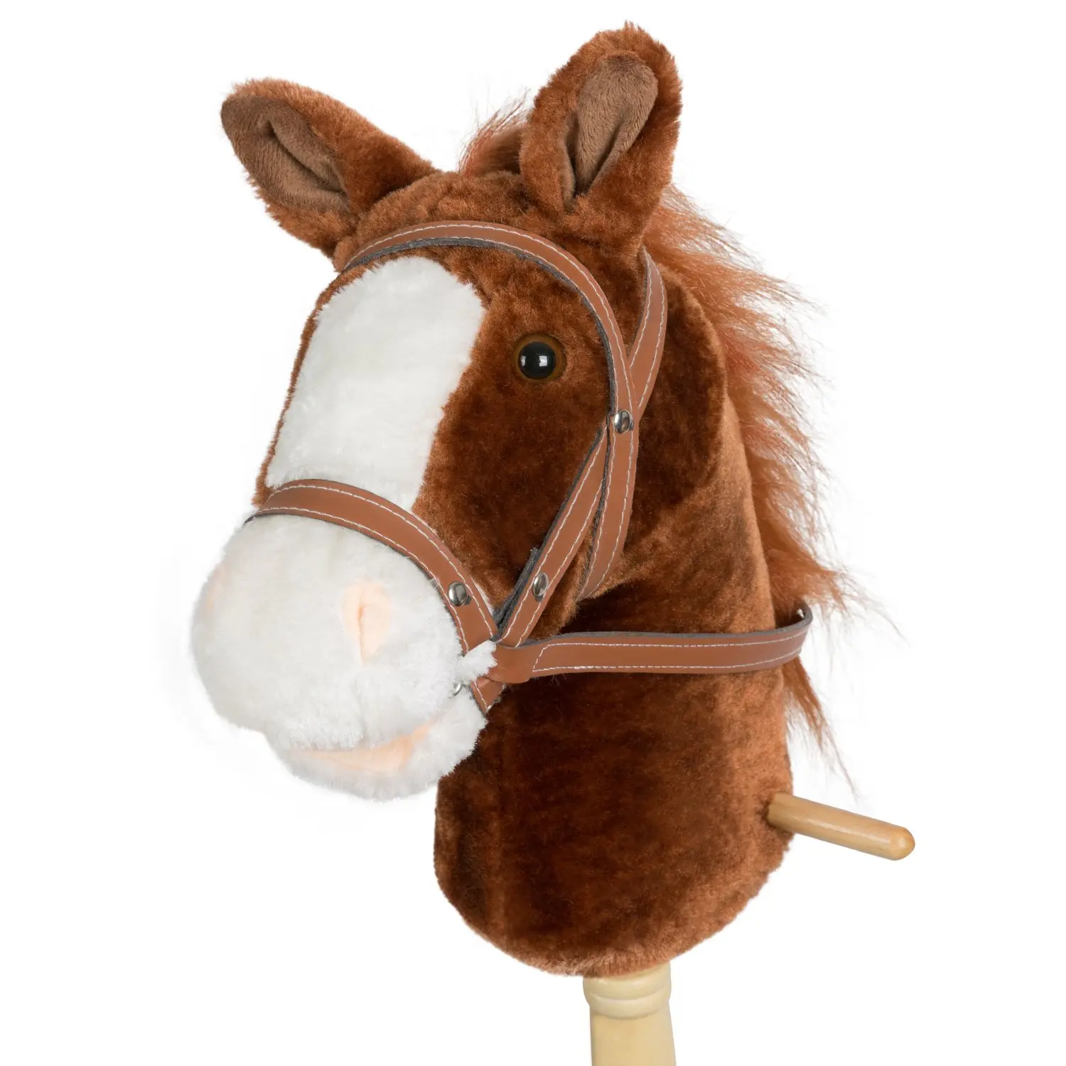 plush horse stick