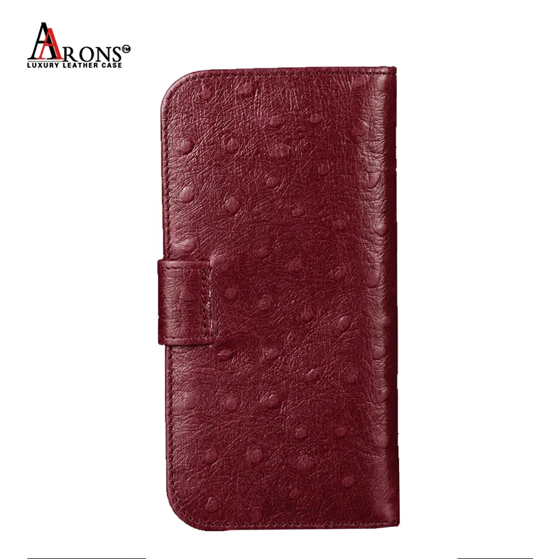 Wholesale Guangzhou wholesale wallet Ostrich skin cowhide leather wallet for man