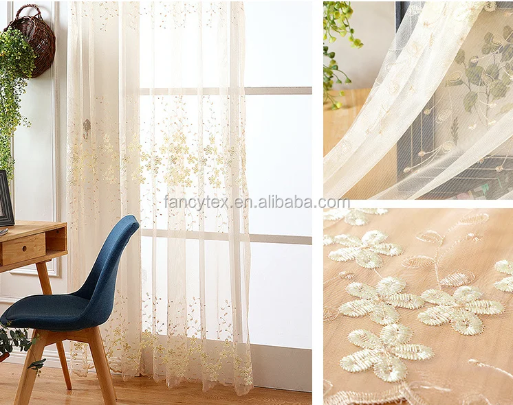 luxury voile curtains