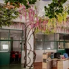 Hot sale cheap China factory of artificial flower blossom tree artificial wisteria tree