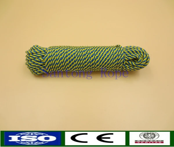 New packing 8mm polyester braided Reflective tent rope