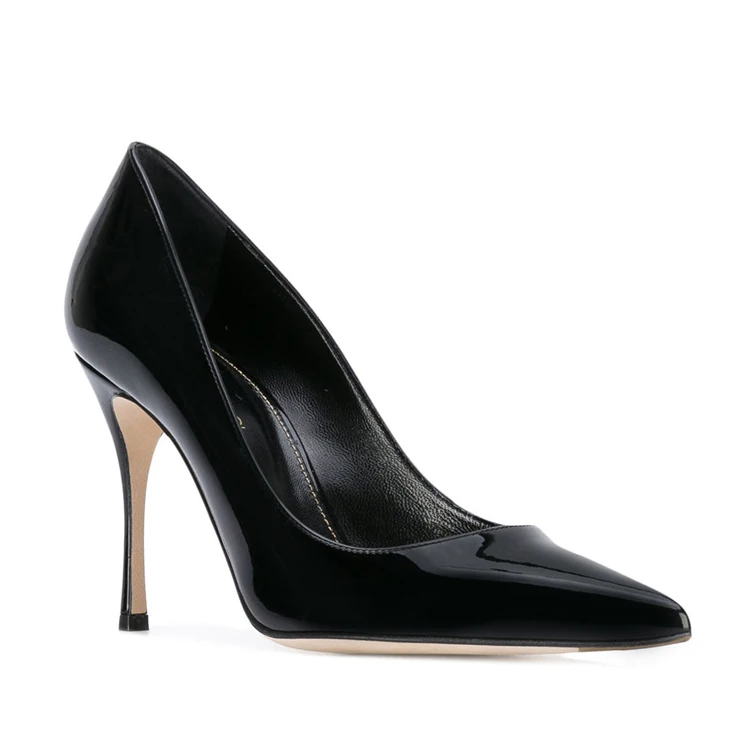 womens black patent leather shoes