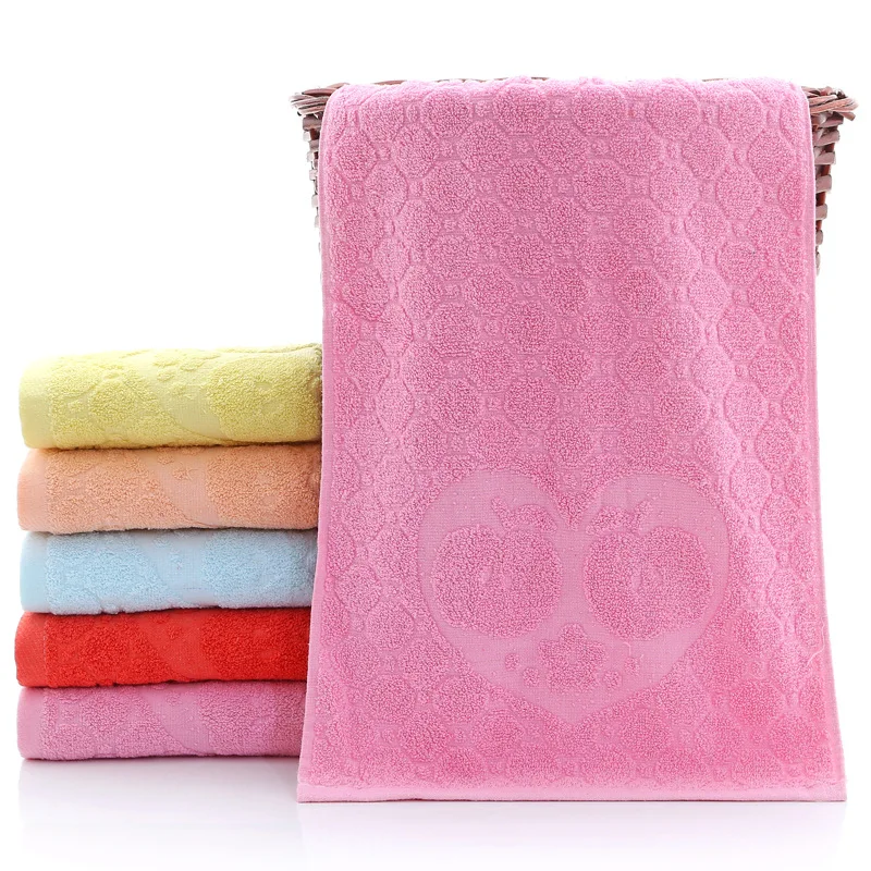 bright colored hand towels