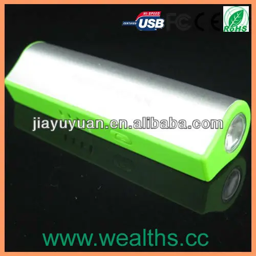 Hot sales LED Light 5000mAh Mobile Power / USB Power Bank for Kinds Mobil Phone with Paypal Payment