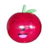custom giant red inflatable apple shape model outdoor display,pvc food model