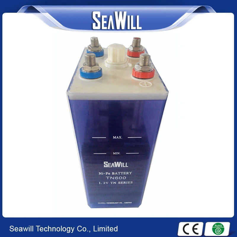 Nickel Iron Batteries For Sale 1.2v 600ah Ni Fe Rechargeable Battery