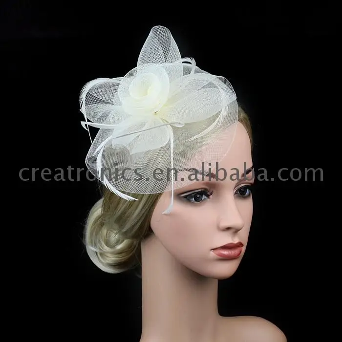 Elegant Hair Fascinators For Weddings Feather Fascinator Wedding