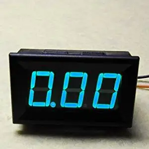 Angelelec DIY Open Source Power Module, Blue Led 10A DC AMMeter,Adopts Wide Voltage Power Supply (4-30V),Includes a Reverse Protection,Suitable for ROBOT Project Low Power Consumption Measuring 9.99A
