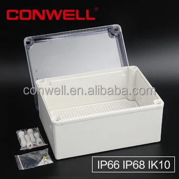 IP68 cable connection box electronic enclosure clamp saddle