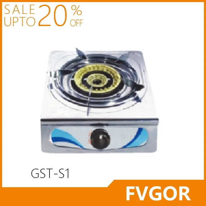 Kitchen Appliance Table Top Gas Stove Stainless Steel Single Burner