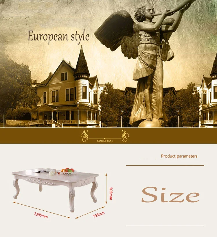 European style modern  coffee table o1152
