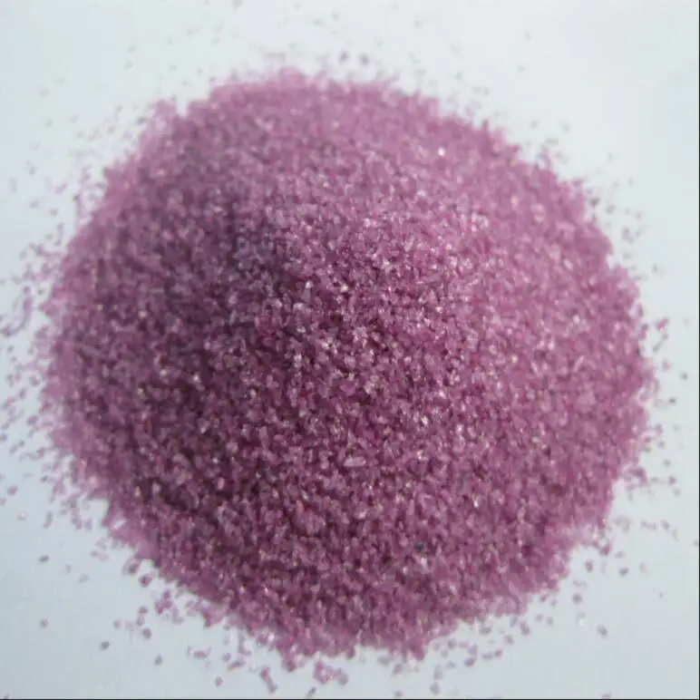 Hạt corundum crom màu hồng dùng cho dụng cụ mài mòn -1-