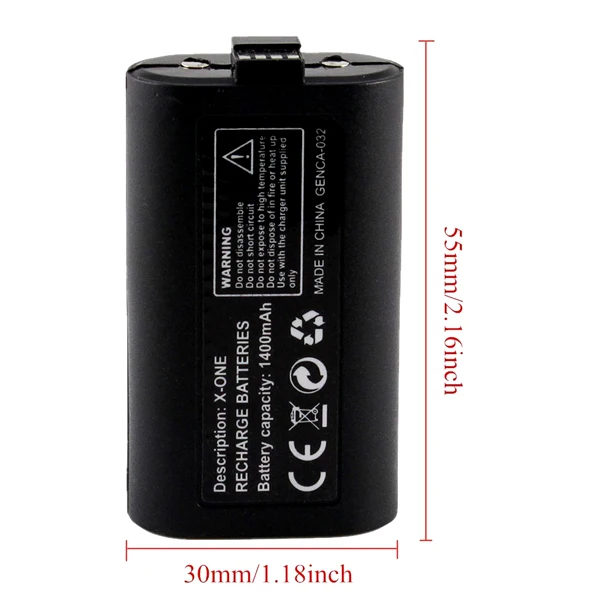 elite controller rechargeable battery