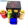 Desire Mad Dog RDA Atomizer with PEI Drip Tips Electronic Cigarette 6 Colors Desire Mad Dog 24MM fit 510