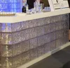 Custom project artificial ice block bar Counter