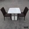 modern restaurant tables composite marble kitchen corner table