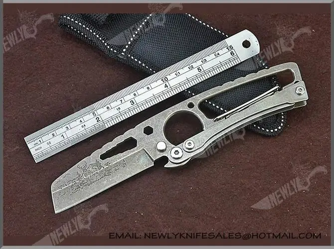 Custom Made Camping Knife Knife With Straight Edge