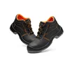 S3 elegant oil resistant lab sport anti slip split leather industrial steel toe insole boot unisex pvc lab safety shoes