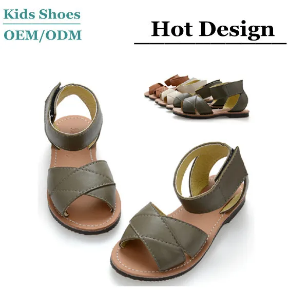 dark green flat sandals