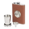 stainless steel liquor mini flask with folding cup