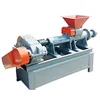 Rectangular shape coal charcoal briquette extruder machine